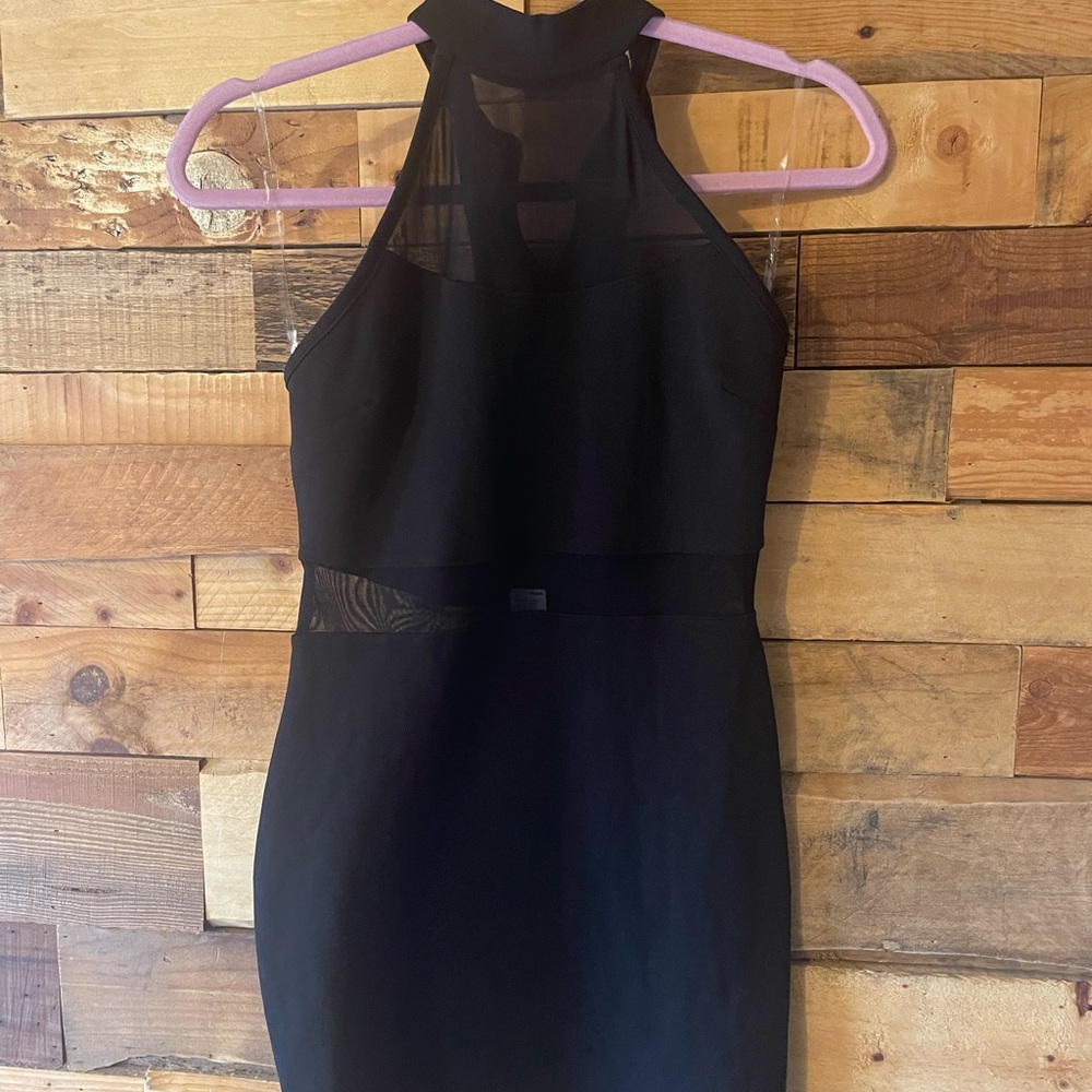 Fashion Nova Nights out mesh mini dress size M